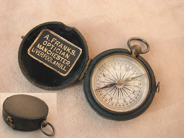 19th century pocket compass by Aubrey Franks